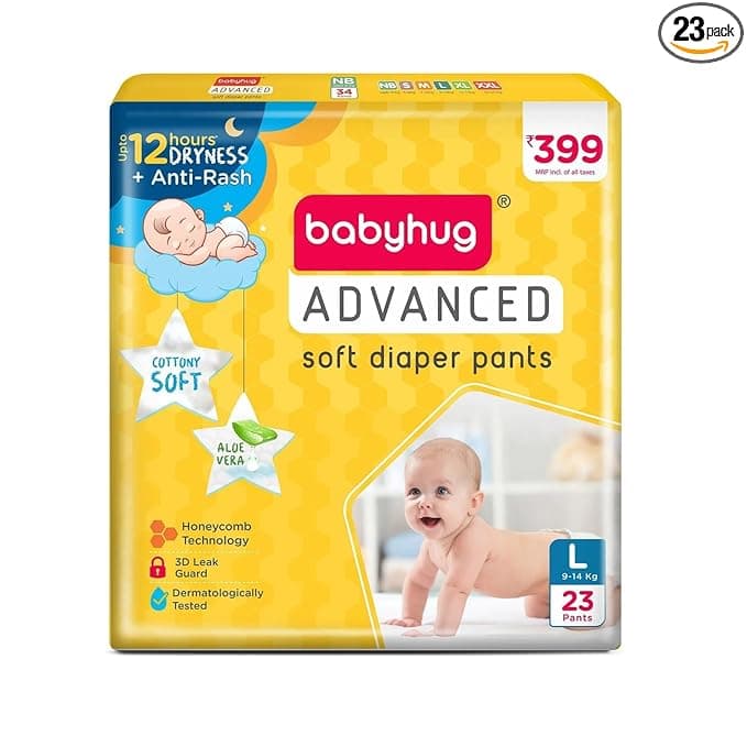 Babyhug Advanced Pant Style Diapers Large 23 - Diapers